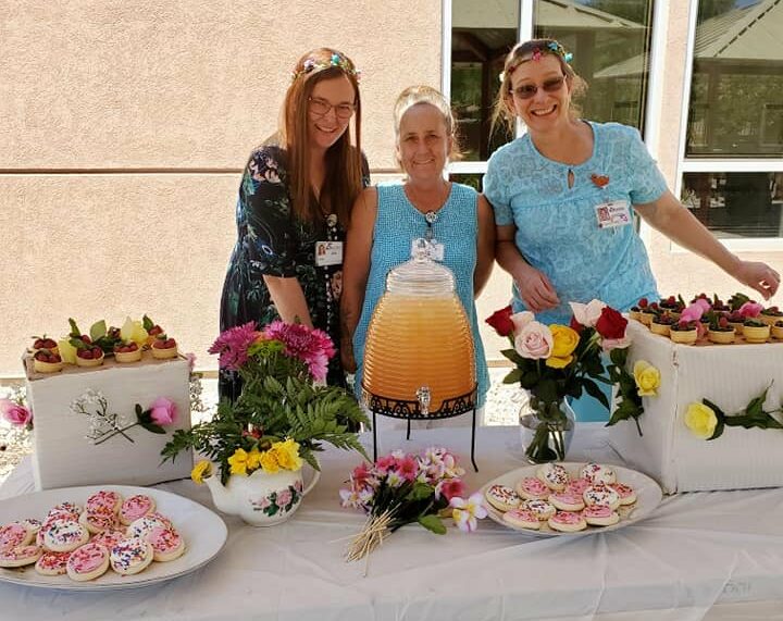 Staff At Annual Garden Party